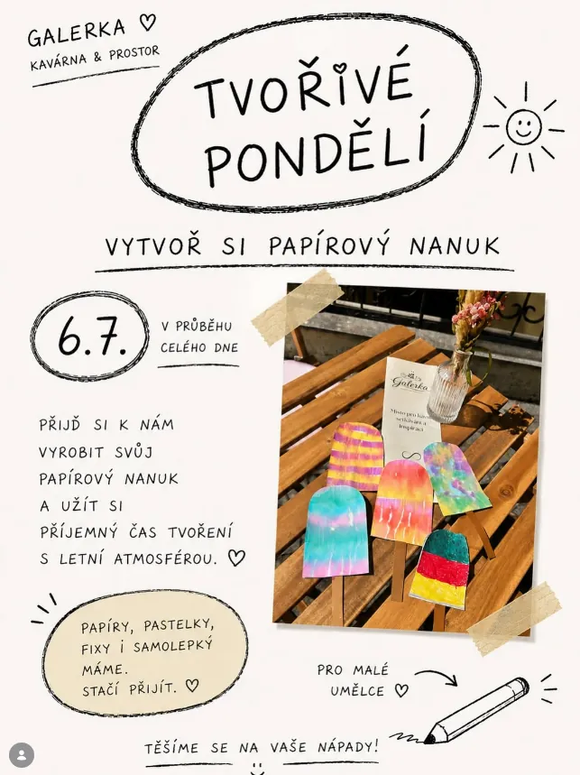 Tvoření pro děti — společná dílna